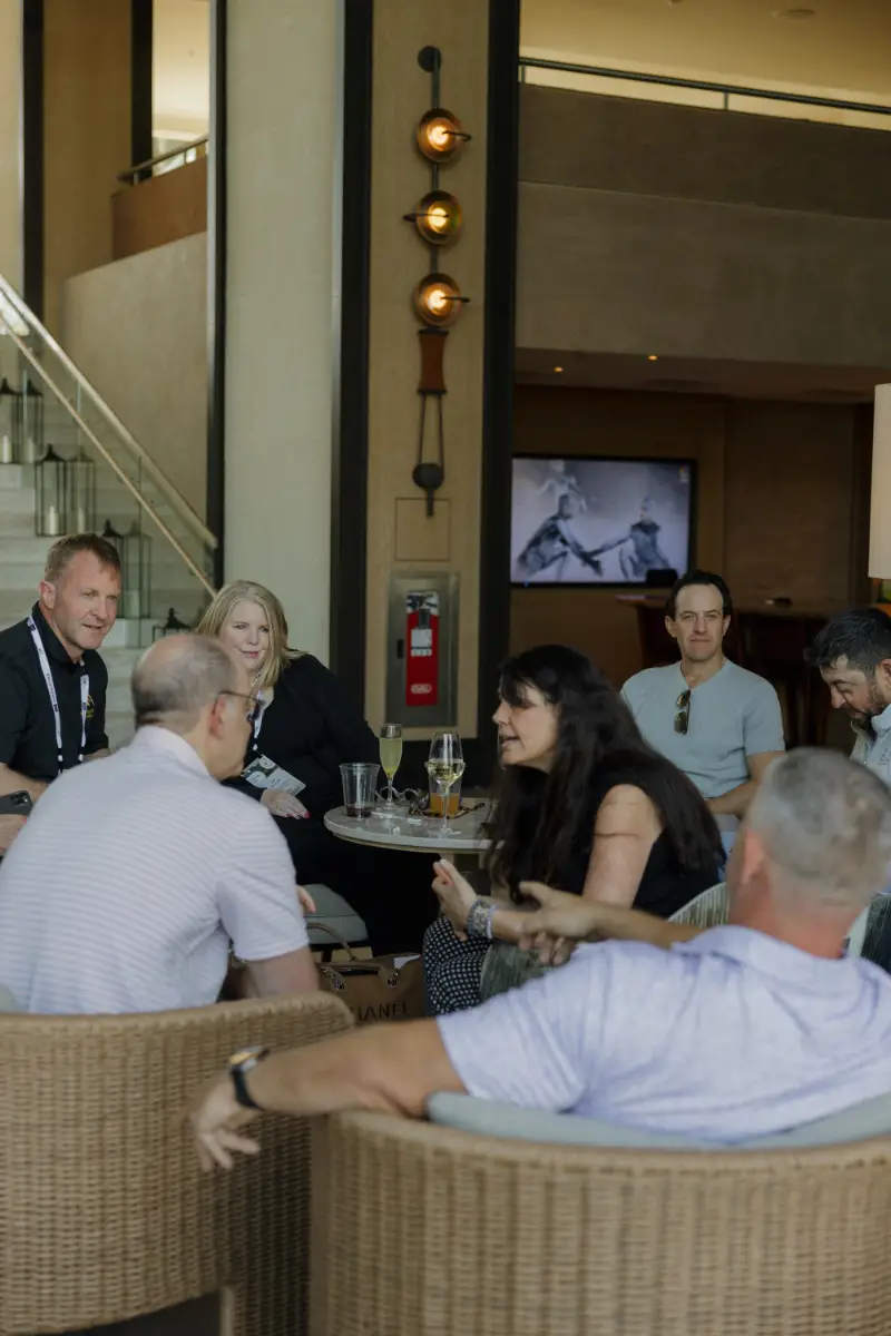 Mortgage industry professionals networking at The Mortgage Collaborative’s Desert Disruption conference in Scottsdale.